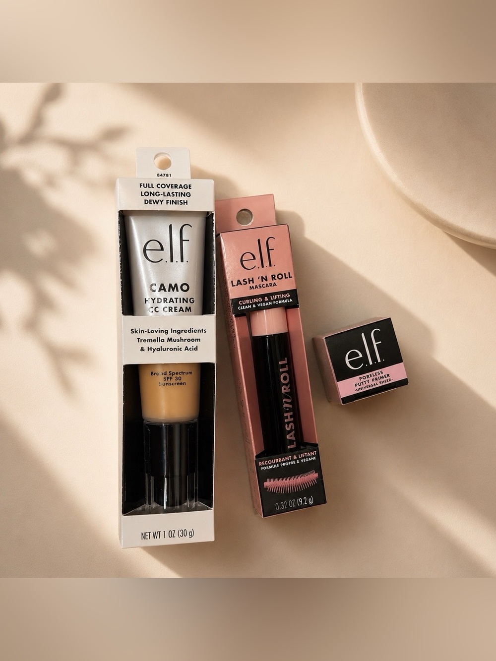 Bundle mascara, primer, cc cream